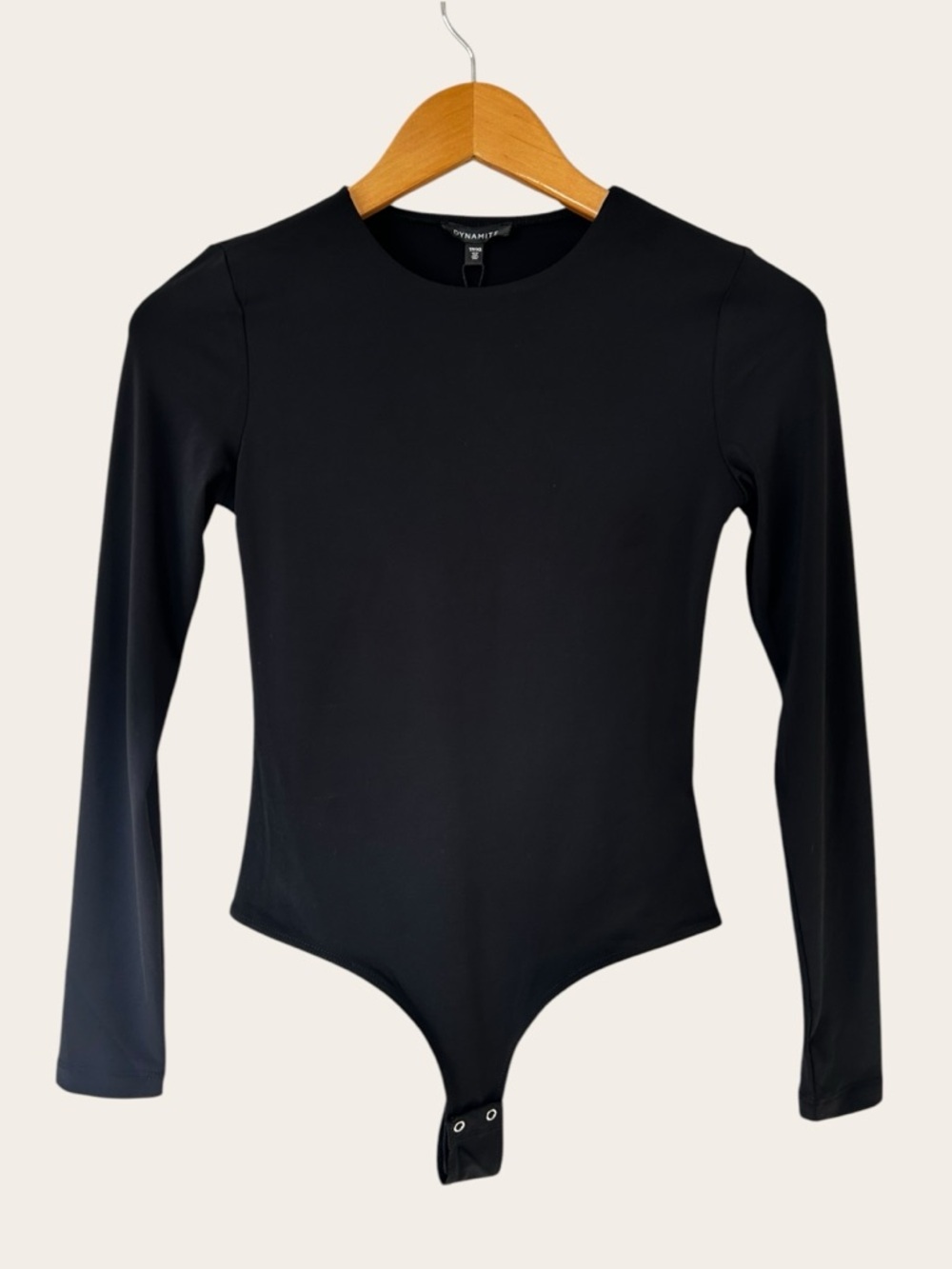 Dynamite Black Long Sleeve Bodysuit - Picture 5 of 11